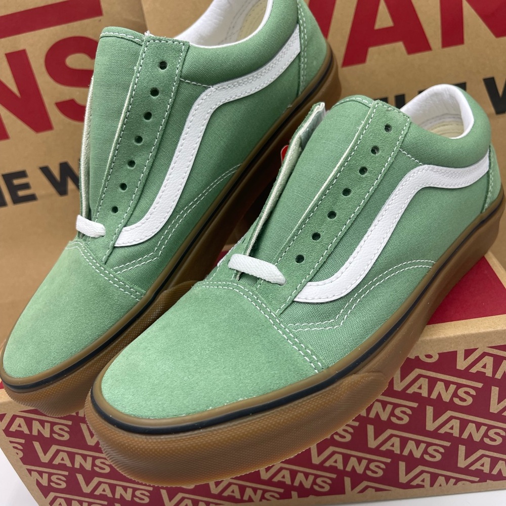 Vans Men’s Old Skool (Gum)
Basil/True White Sneakers Mint
VN0A38G19M0 - Picture 7 of 16